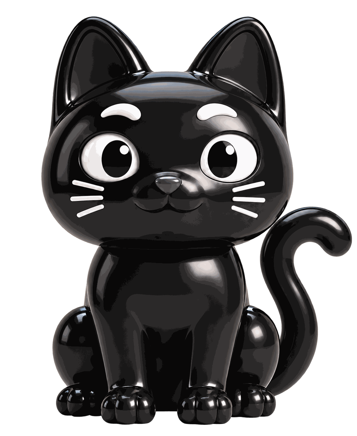 DAMIAO 3D Black Cat Mascot