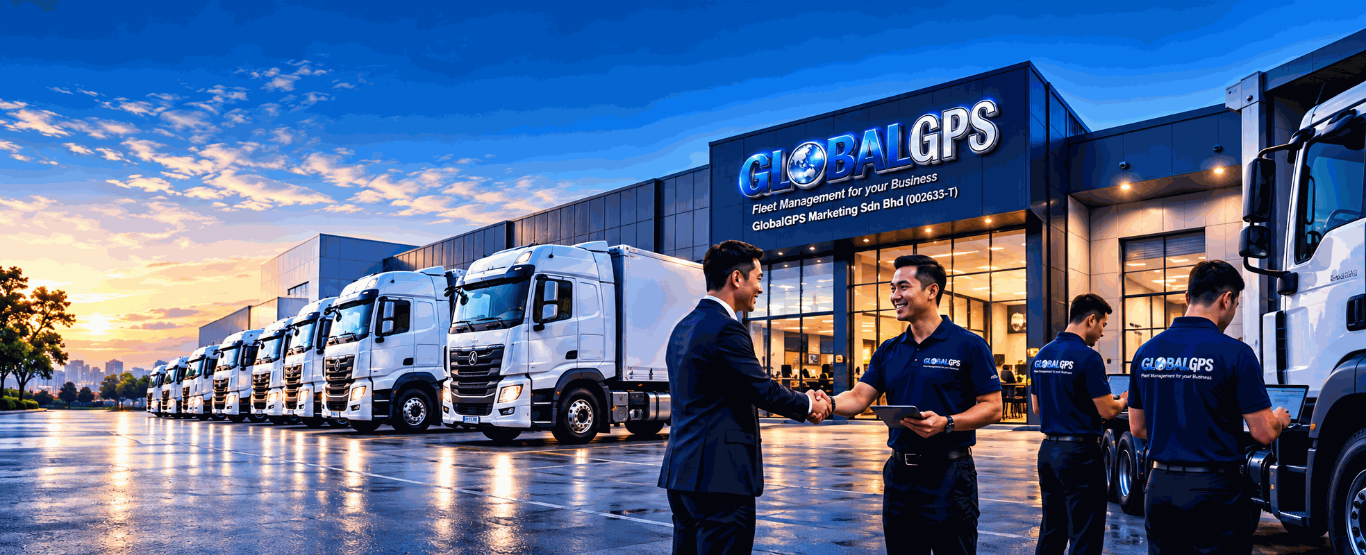 GLOBALGPS company and commercial truck fleet