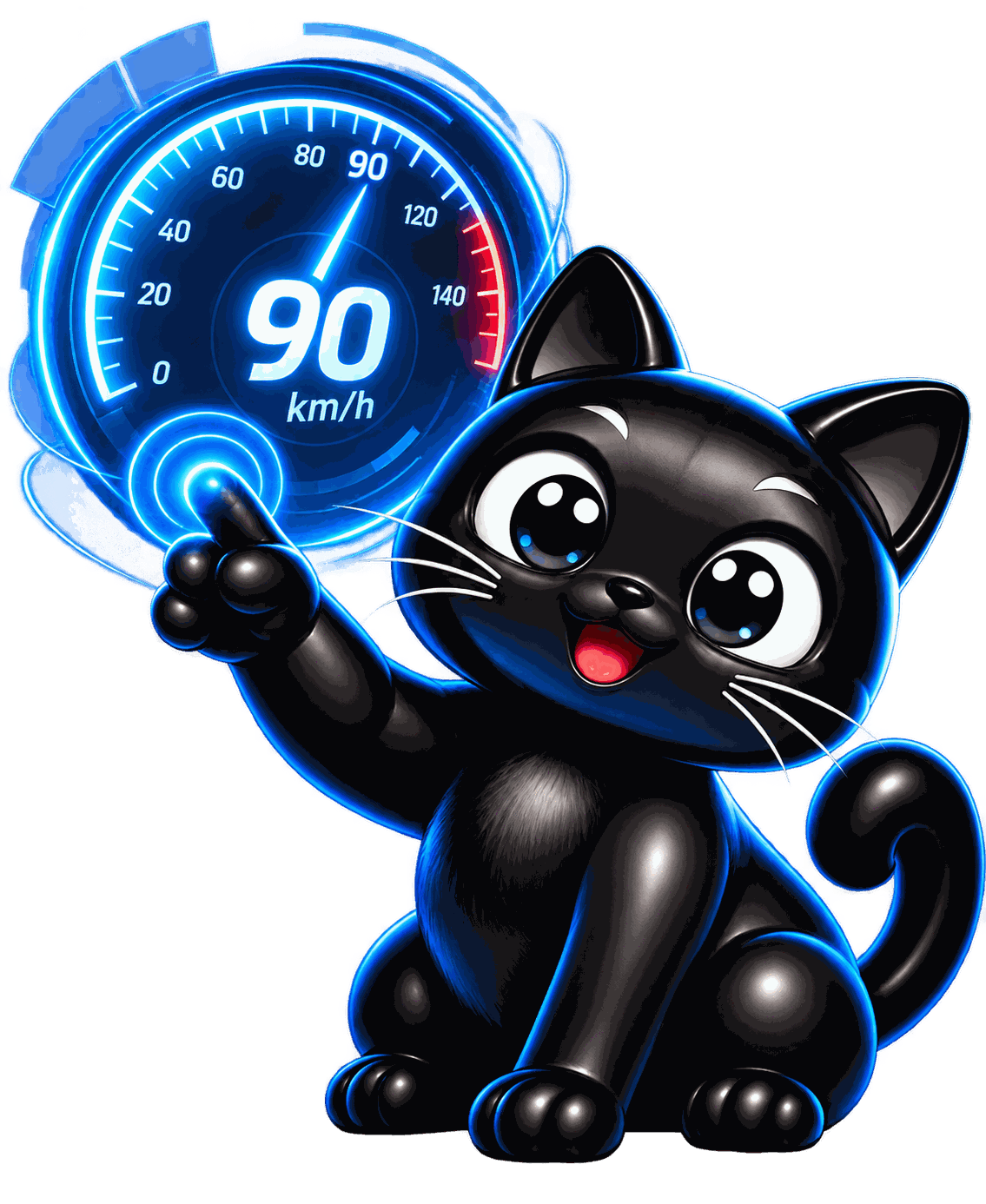 DAMIAO Black Cat Mascot
