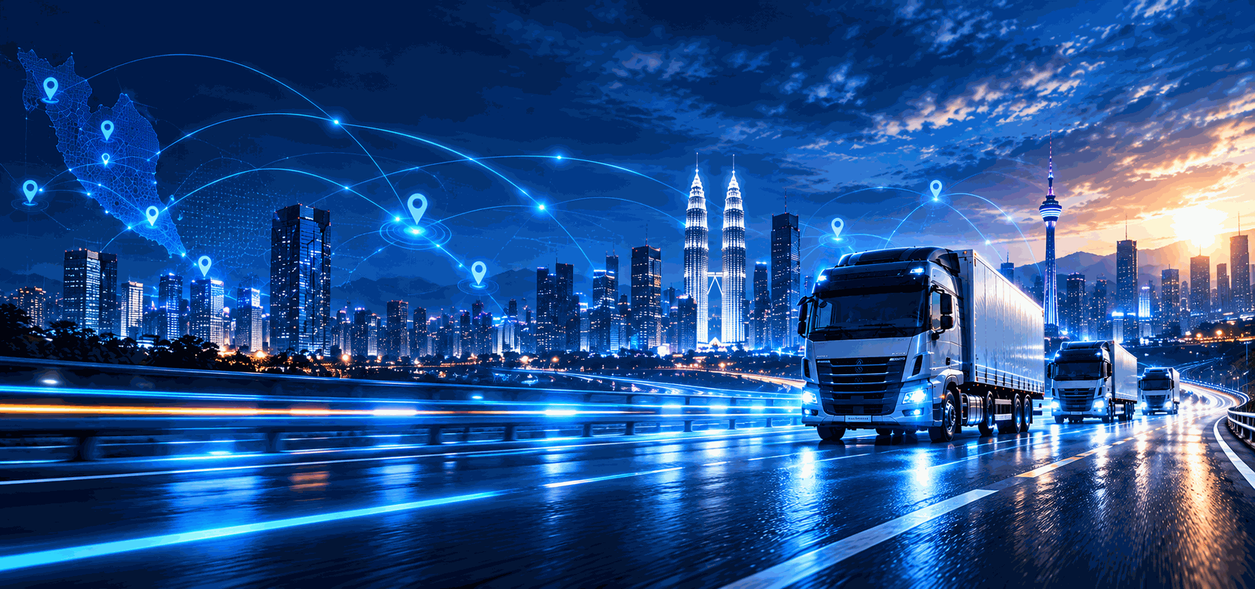 GLOBALGPS fleet management technology background