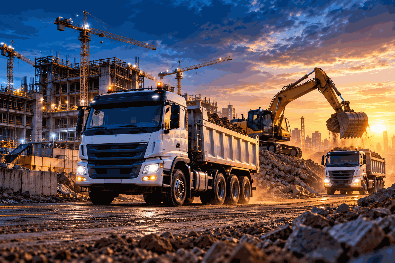 Construction vehicles
