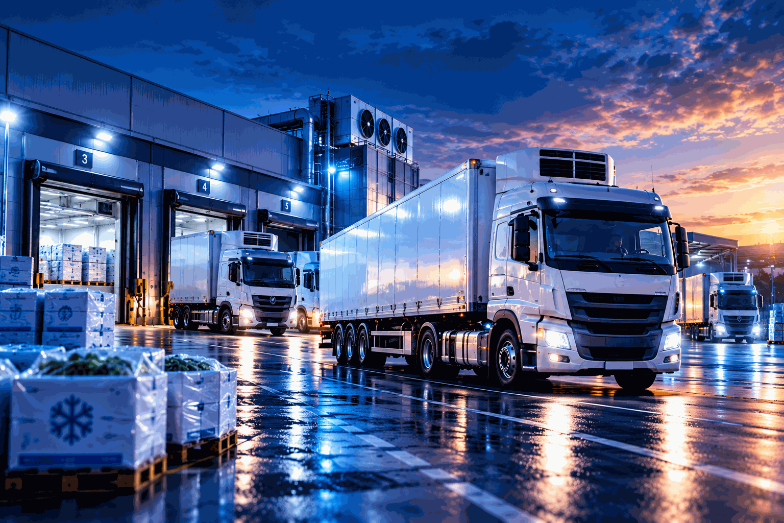 Cold chain refrigerated fleet