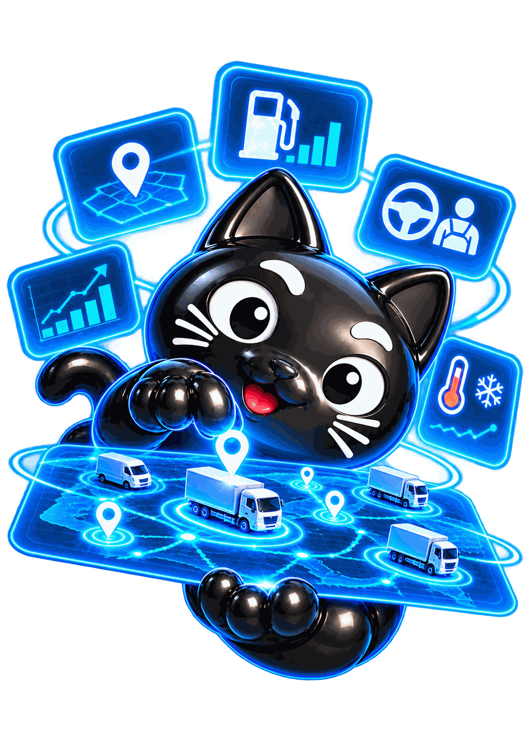 DAMIAO fleet management mascot