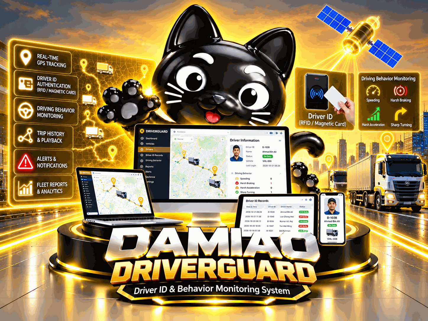 DAMIAO DriverGuard+ driver safety