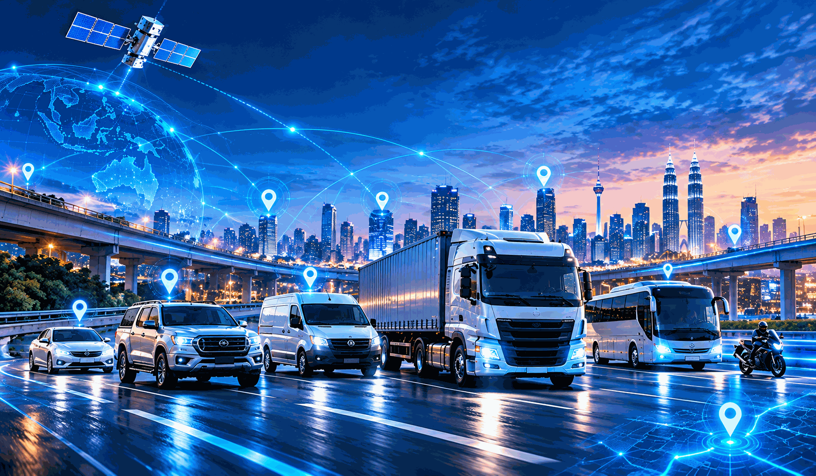 EasyTrack vehicle technology background