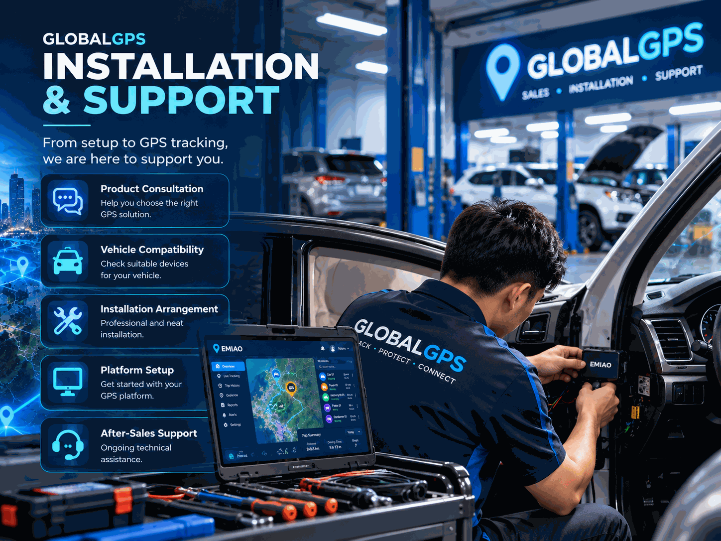 GLOBALGPS GPS installation and support