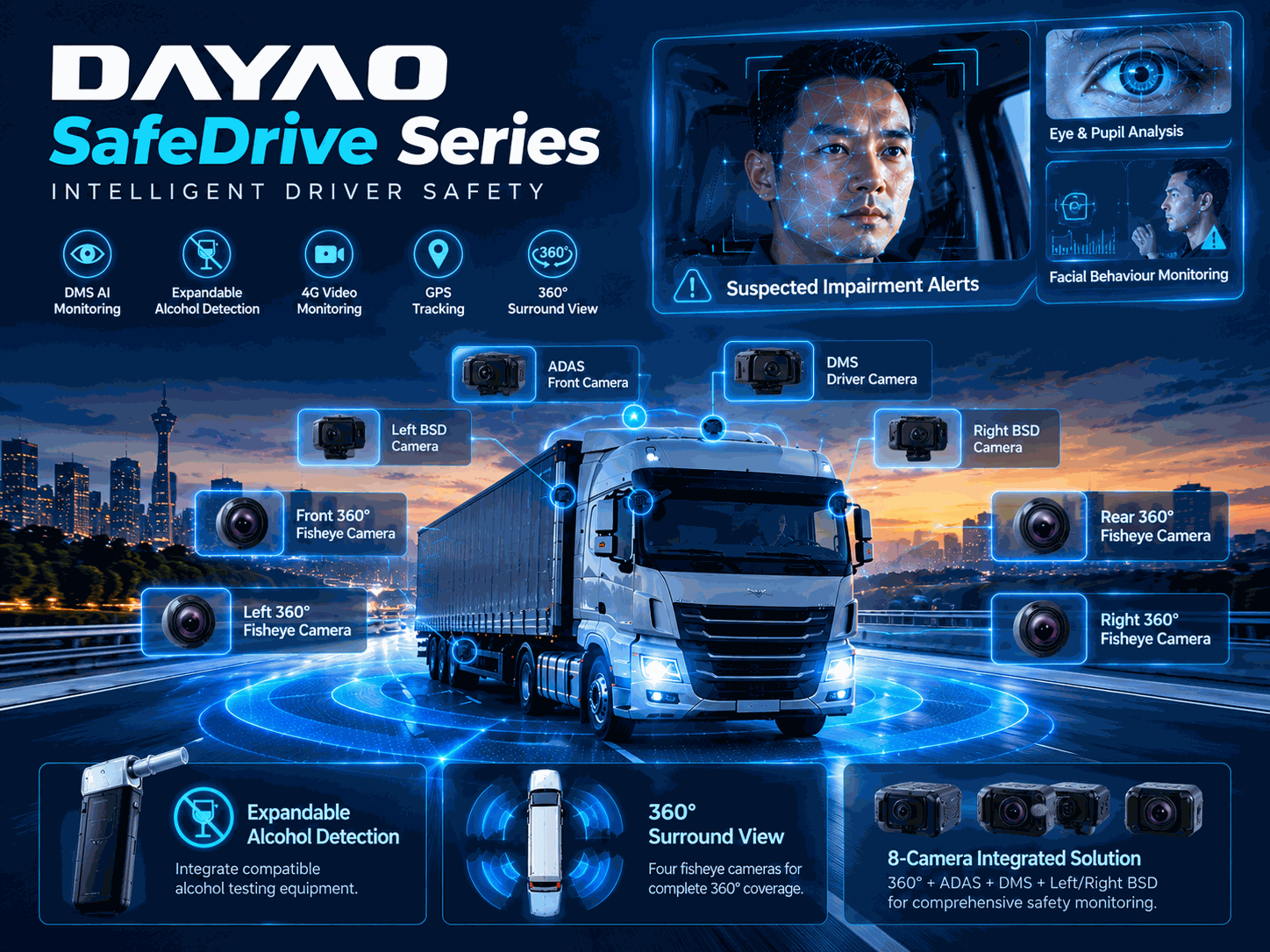 DAYAO Intelligent Driver Safety System