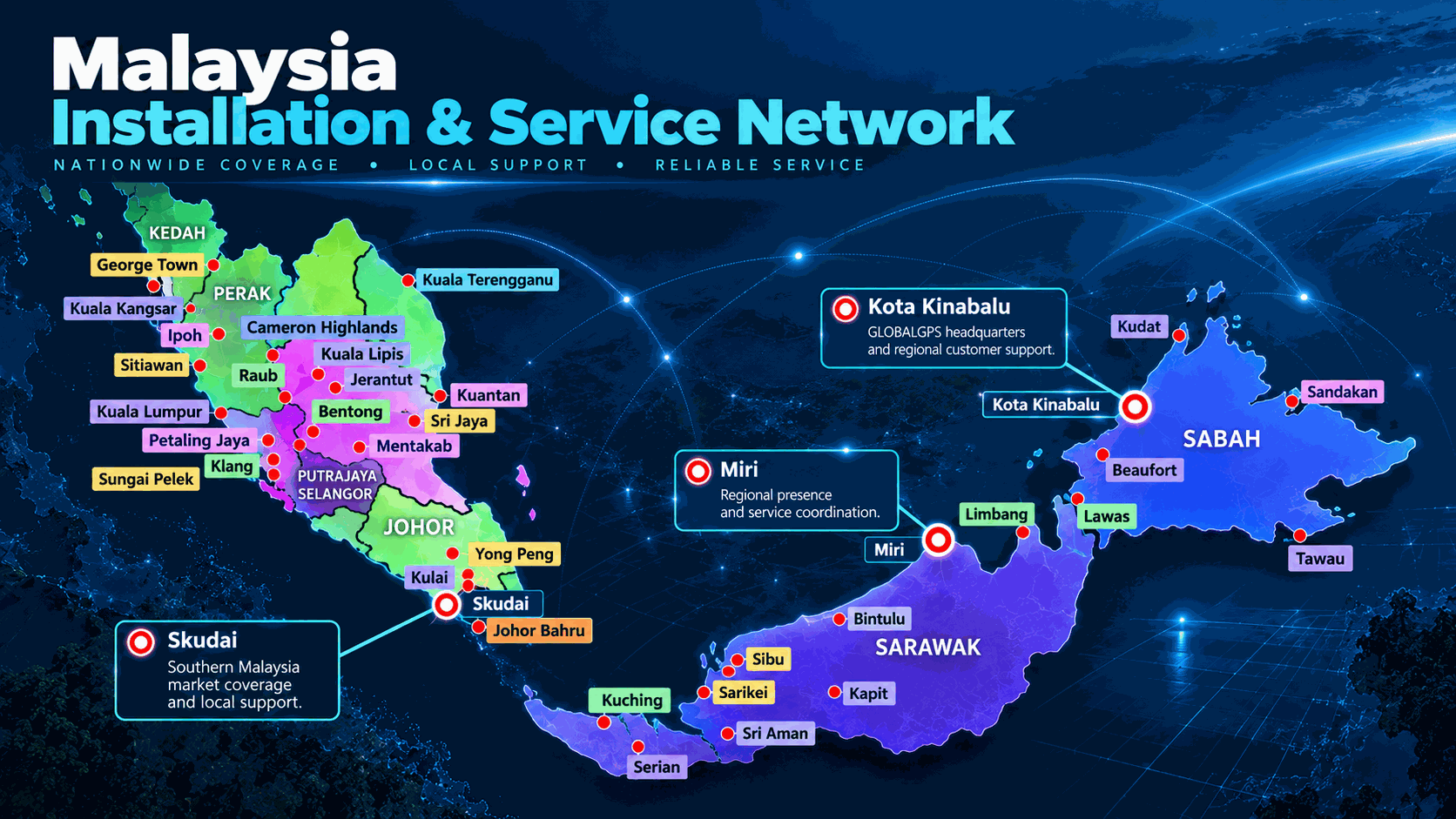 Malaysia Installation and Service Network