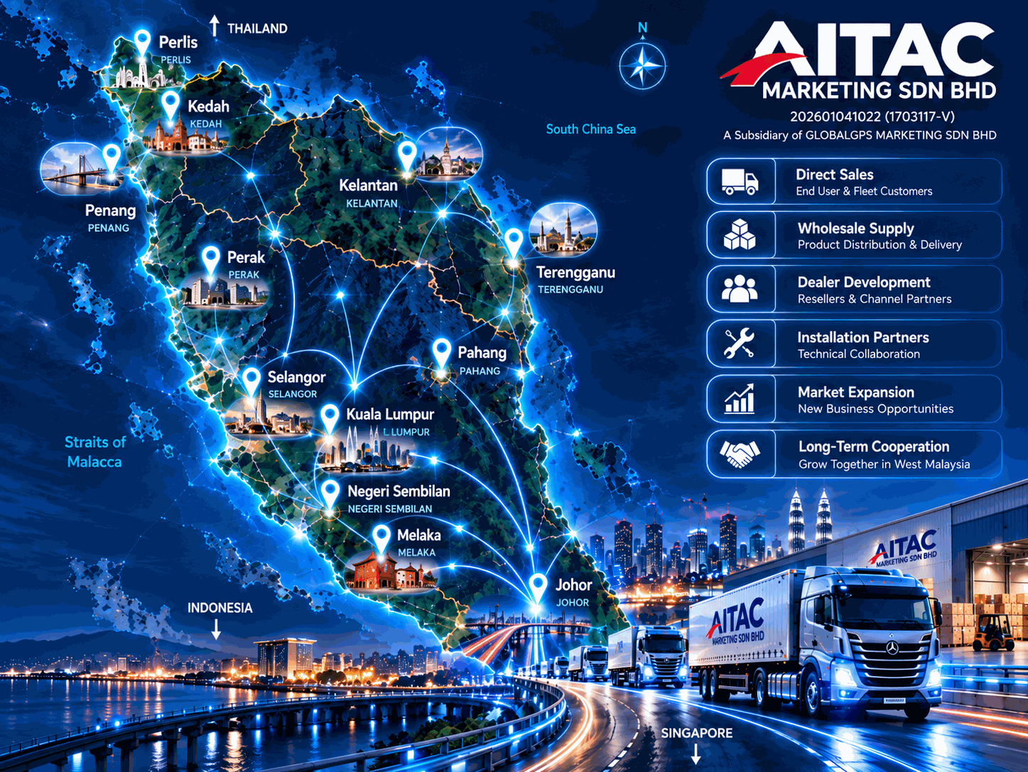 West Malaysia market coverage
