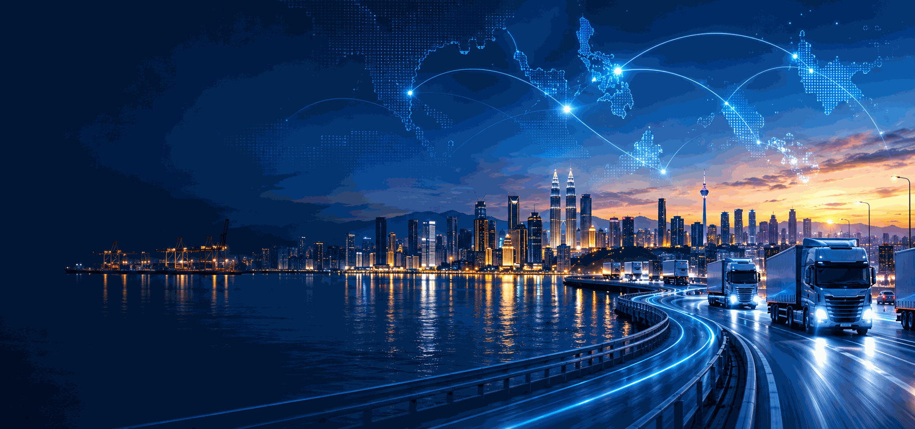 GLOBALGPS business network background