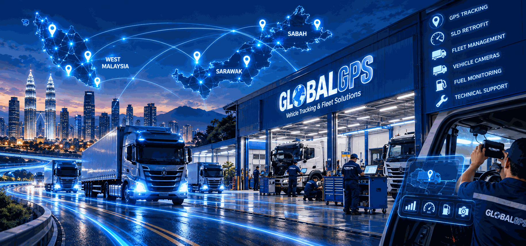 GLOBALGPS Malaysia installation partner network