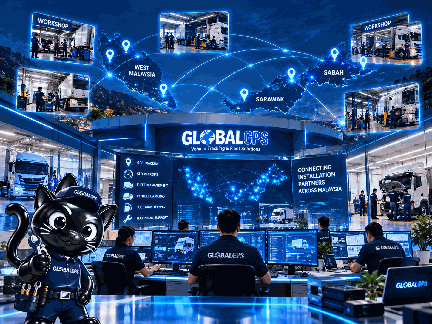 GLOBALGPS installation and technical partnership