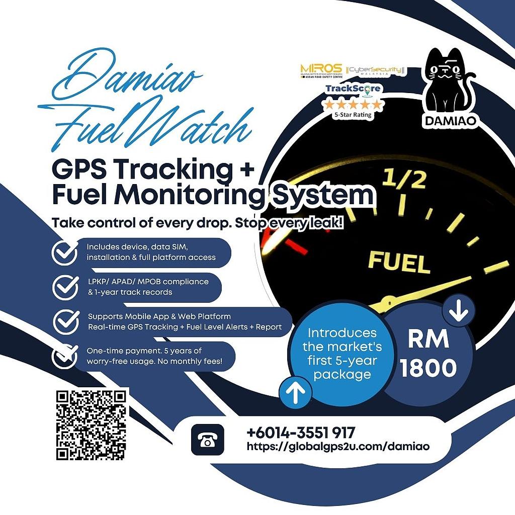 DAMIAO FUELWATCH 5-YEAR PLAN (12MTH HISTORY)
